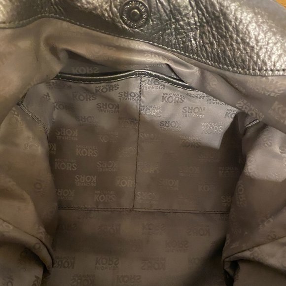 Michael Kors Large Metallic Hobo Shoulder Bag - Picture 8 of 9